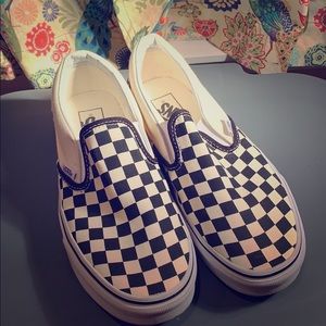 Vans Checkerboard Slip-Ons